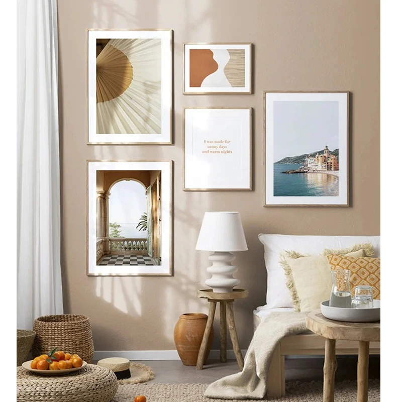 

Abstract Geometric Quote Landscape Wall Art Picture Posters And Prints Canvas Poster Nordic Room Decor Decoration Home painting