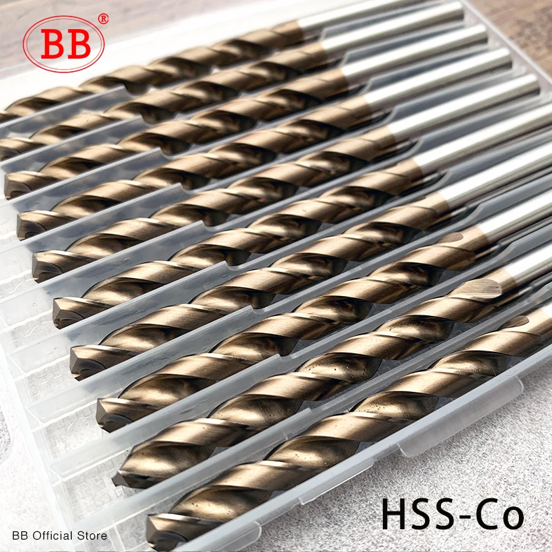 5 X 3.5mm Brocas HSS-Co profesionales Cobalto Metal Plástico Madera