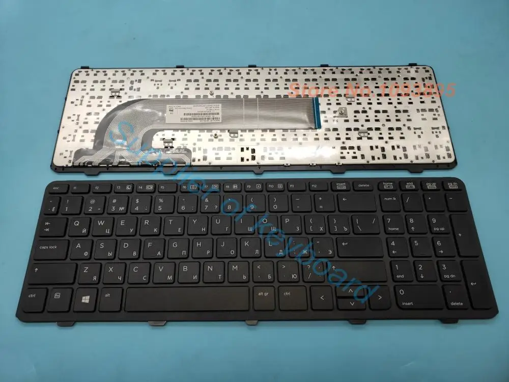 Оригинальная Русская клавиатура для HP Probook 450 G2 455 470 русская с рамкой 727682-251 |
