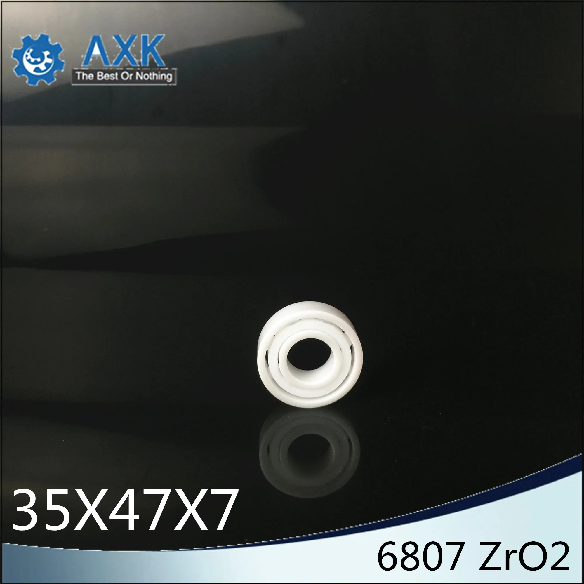 6807 Full Ceramic Bearing ( 1 PC ) 35*47*7 mm ZrO2 Material 6807CE All Zirconia Ceramic 6807 Ball Bearings