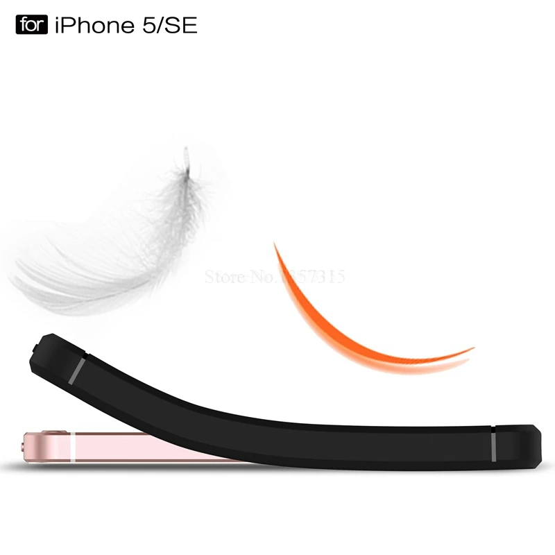UPaitou для Apple iPhone 5 5S SE чехол, ультра тонкие чехлы из углеродного волокна, устойчивые к ударам, мягкий ТПУ чехол для iPhone SE чехол