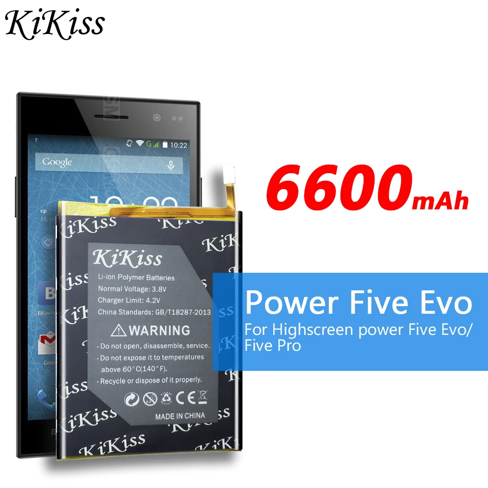 Power Five Evo 6600 мАч для Highscreen power Five Evo/Five Pro