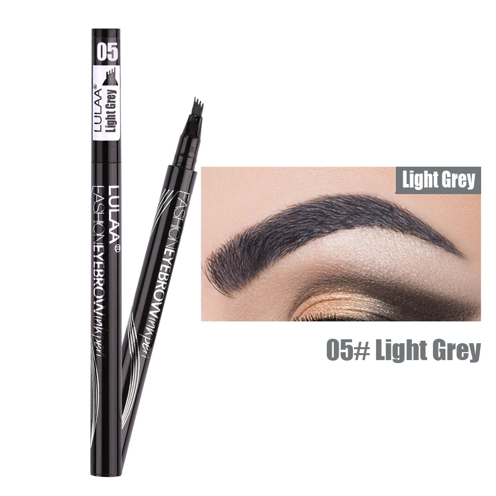 5 Microblading карандаш для бровей водонепроницаемый вилка кончик бровей Карандаш для татуировки длительный Профессиональный тонкий эскиз жидкий карандаш для бровей - Цвет: 5