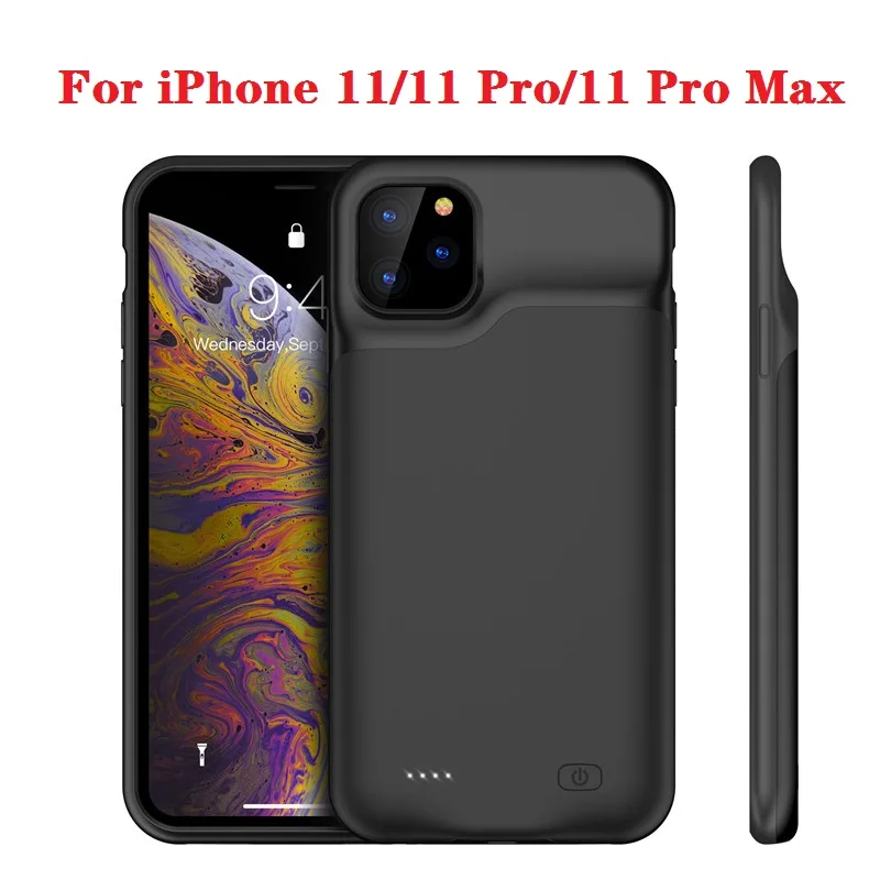 Хит 10000 мАч чехол для iPhone 11 Pro зарядного устройства Max зарядки i11|Чехлы с