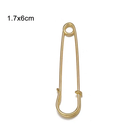 Safety Brooch Pins Base Accessories for DIY Jewelry Making 55/70/75mm Wedding Bouquet Christmas Brooch Findings Supplier