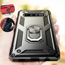 ZNP Противоударная подставка чехол для samsung Galaxy S10 S9 S8 Note 9 8 может служить в качестве держателя кольцо крышки для samsung A9 A8 A7 A6 J4 J6 плюс Чехол