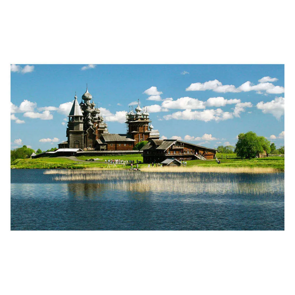 Пазл Кижи. Россия Рыжий Кот 1000 деталей