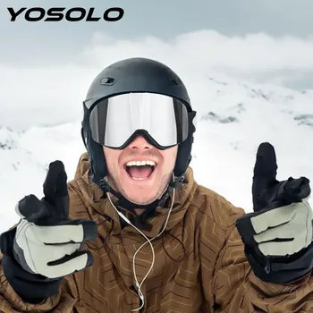 

Ski Snowboard Goggles UV 400 Snow Protection Skiing Bike Motorcycle Glasses Double Anti-Fog Motocross Eyewear Mask for Men Women