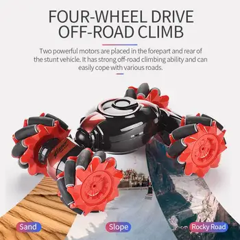 

Stunt Gesture Remote Control twisted RC Car Off-Road Vehicle Drift Light Music Drift Dancing Double Side Driving Stunt Car gesto