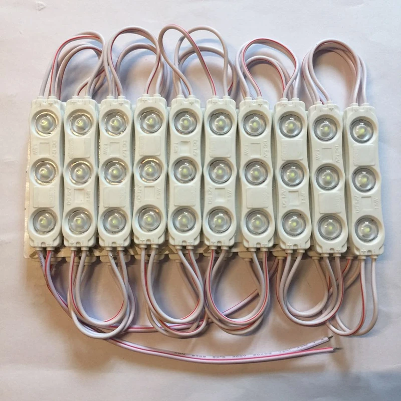1000pcs/lot 2835 Injection LED Module lens 160 degree DC12V 1.5W Waterproof IP65 Super Brighter | Освещение