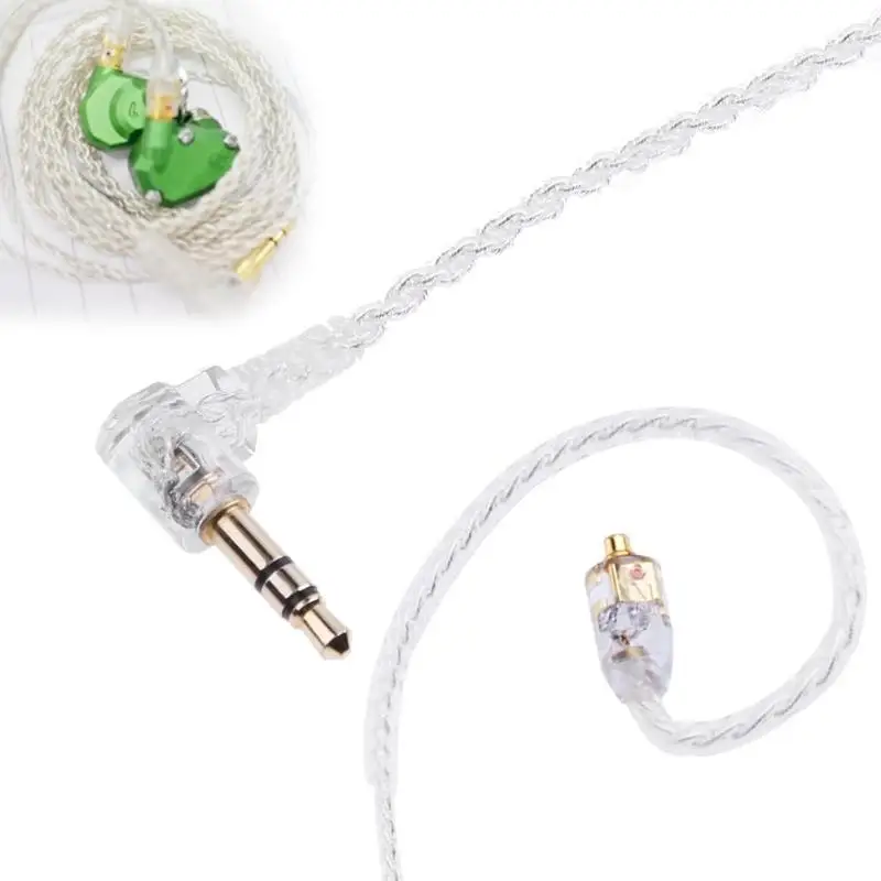 4 ядра MMCX L изгиба кабеля для Shure SE535 SE846 UE900 DZ7 DZ9 DZX