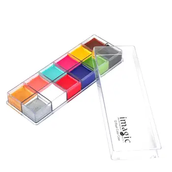 

New 12 Color Makeup Professional Body Paint Halloween Children's Topcoat