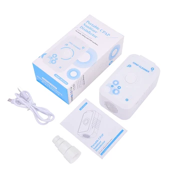 

Portable Mini CPAP Cleaner Cleaning Machine Rechargeable CPAP Sanitizer Sterilizer CPAP APAP Auto CPAP Disinfector Ventilator