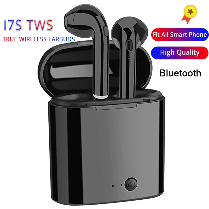 

I7s TWS Mini Bluetooth Wireless Earphones Sports Headsets Android Audifonos For All Smart Mobile Phone Earbuds With Charging Box