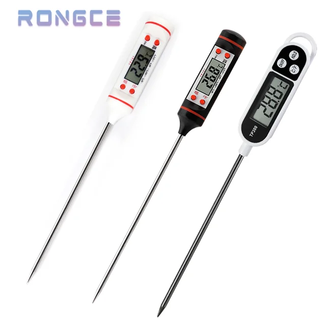 Digital Meat Thermometer Cooking Food Kitchen BBQ Probe Water Milk Oil  Liquid Oven Digital Temperaure Sensor Meter TP101 - AliExpress