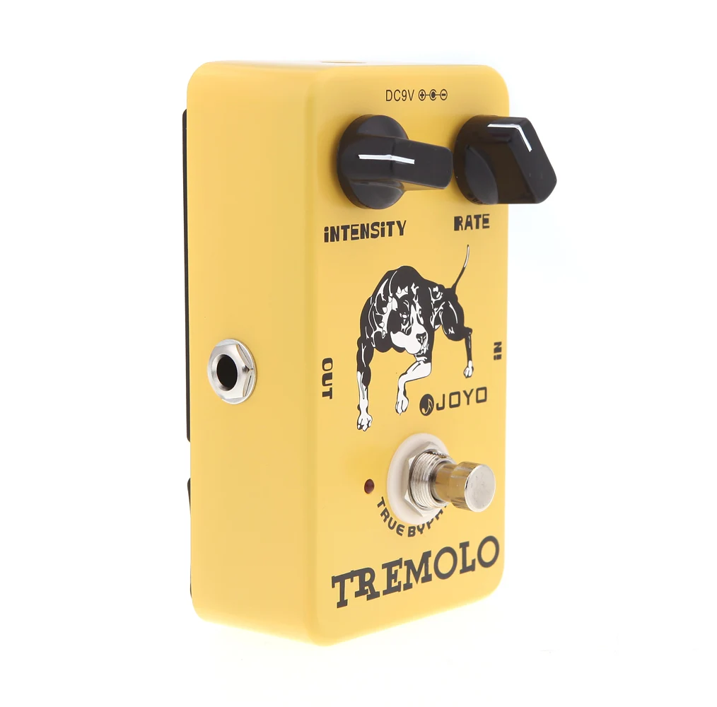 Joyo JF-09 тремоло гитарная педаль Stompbox из классических ламповых усилителей интенсивность Тон гитарный эффект педаль гитарные аксессуары
