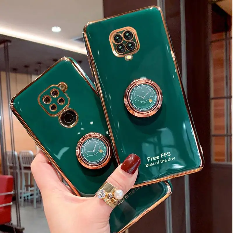 Роскошный чехол с кольцом-держателем для часов телефона Xiaomi Redmi Note 9 S Pro Max s 9pro