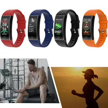 

IP68 Smart Bracelet Band Body Temperature Watch Fitness Tracker Bracelet Waterproof For Sport Pedometer Fitness Bracelet