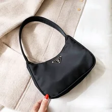 Винтажная нейлоновая маленькая сумка через плечо от роскошного бренда Subaxillary сумки для багета Женская Ретро сумка для телефона Kendall A235