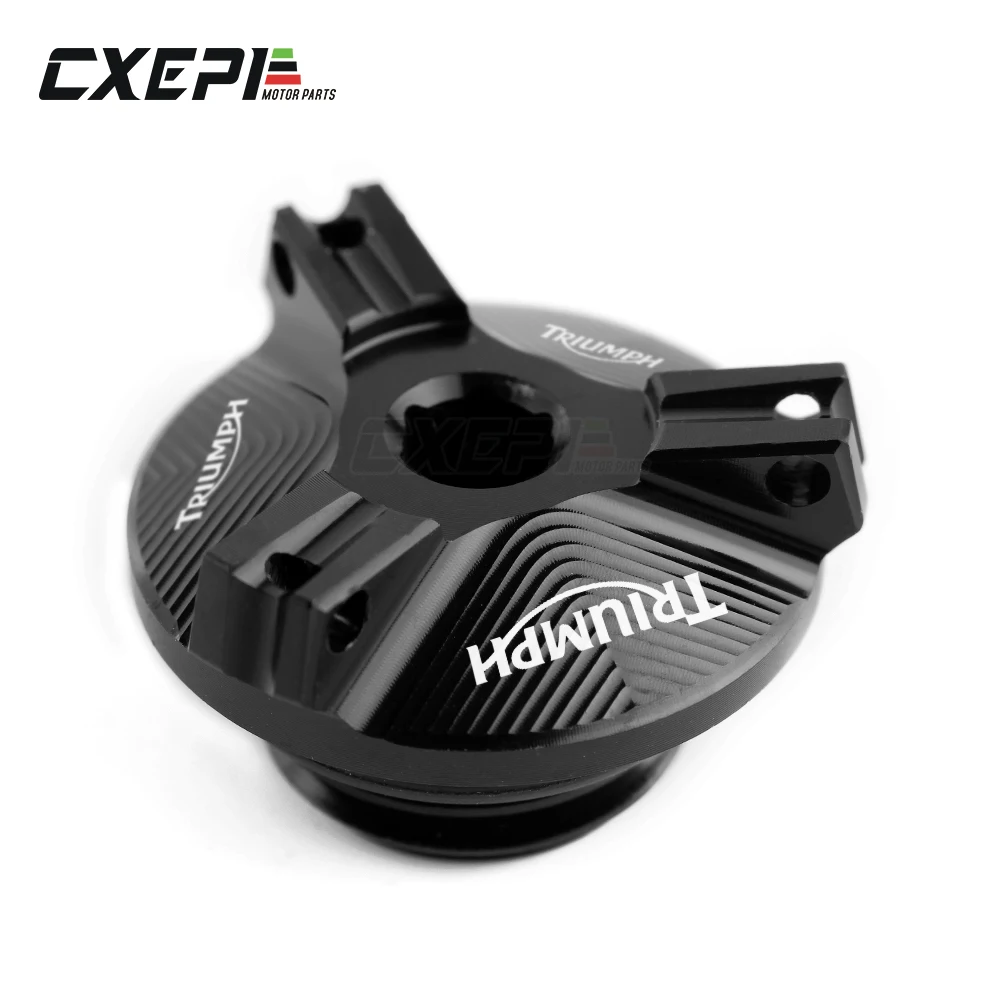 Couvercle de bouchon de remplissage d'huile pour moto, pour TRIUMPH Daytona T955 Tiger 955i Sprint GT1050 RS/ST Tiger Explorer Street Triple 675