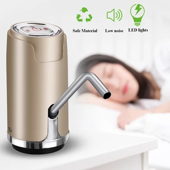 

Home Water Bottle Pump, USB Charging Automatic Drinking Water Pump Portable Electric Water Dispenser Water Bottle Switch for U