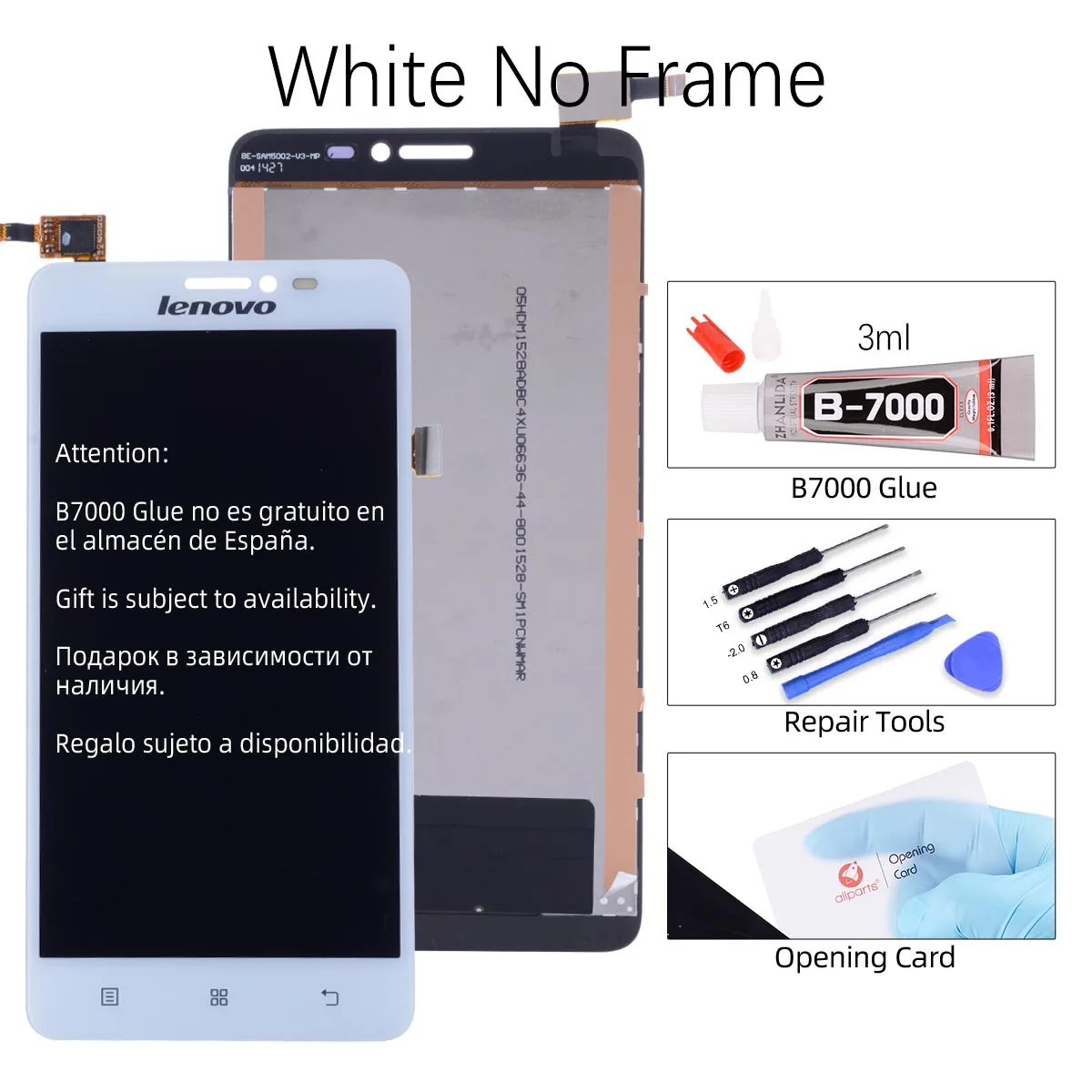 5," ЖК-дисплей для LENOVO S850 ЖК-экран дигитайзер с рамкой для LENOVO S850 дисплей ЖК-сенсорный экран Замена - Цвет: No Frame White