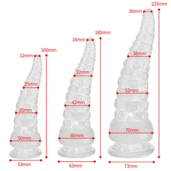 Anus Expansion Butt Plug Dilator Stimulator Dildo For Women Men Adult Product Prostate Massager Octopus Sucker Anal Sex Toys 6