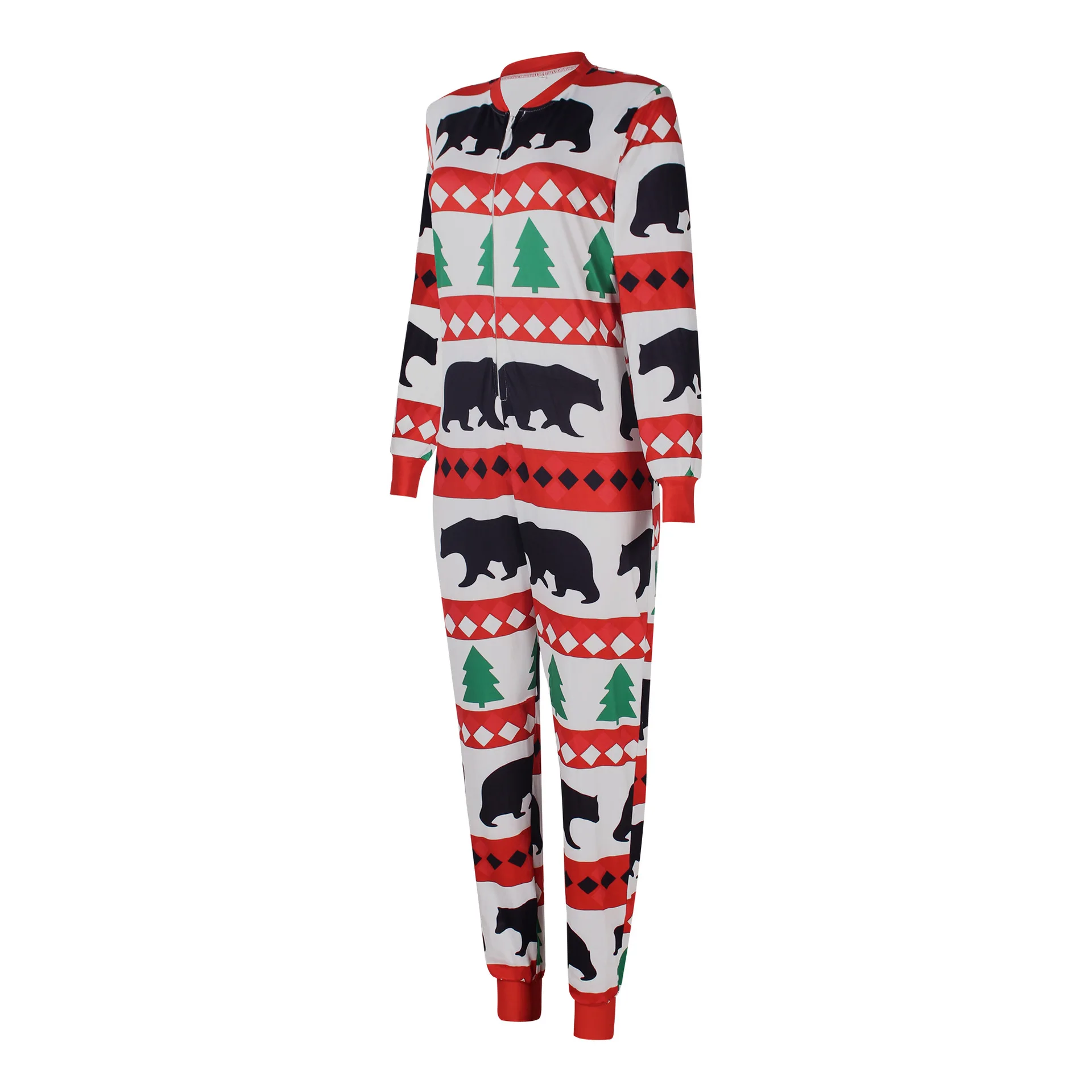 Rocwickline New Autumn & Winter Women's Pajamas Christmas Cotton Patchwork Lolita Sweet Minimalist Vacation style Loose Pajamas