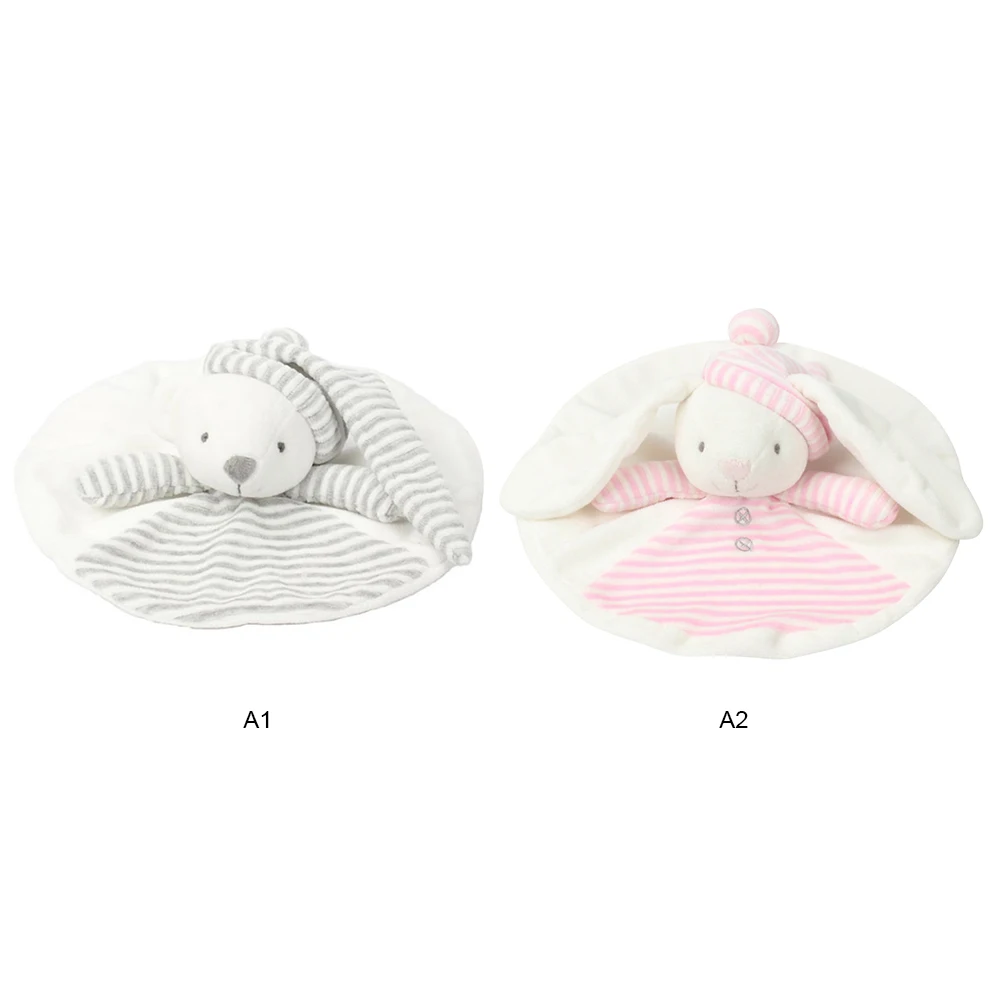 Детское успокаивающее полотенце с кроликом для новорожденных; Мягкие погремушки для сна; плюшевая игрушка; успокаивающий милый медведь;