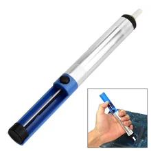 

Aluminum Metal Soldering Sucker Pen Desoldering Pump Suction Tin Gun Removal Vacuum Soldering Iron Desolder Hand Welding Tool