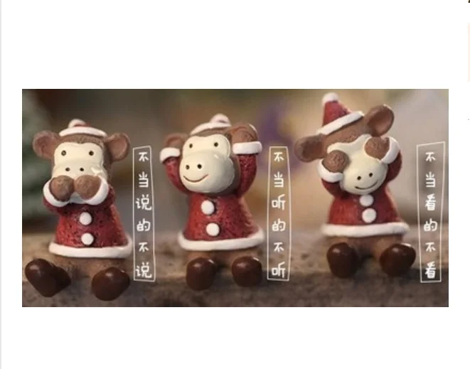 3 шт. аксессуары для домашнего декора сказочный сад миниатюрные фигурки животных