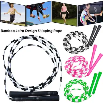

2.9M Bamboo Speed Skipping Jump Rope Adjustable Sports Lose Weight Exercise Gym Crossfit Fitness Equipment