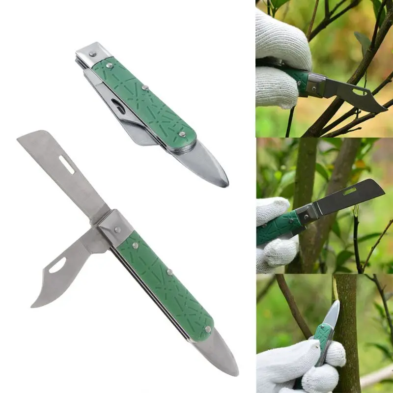 

Graft knife Fruit plant budding lifter Garden nursery bark Seedling fold blade Tree rose Cut Cutter peeler Prun