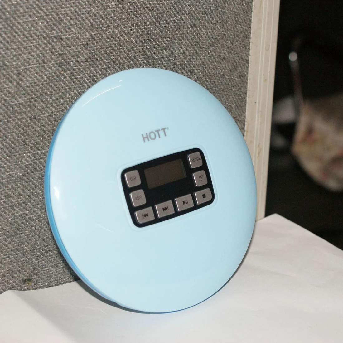 ITECHOR портативный CD-плеер HIFI плеер машина для образования плода портативные аудио и видео cd-плееры-светильник синий