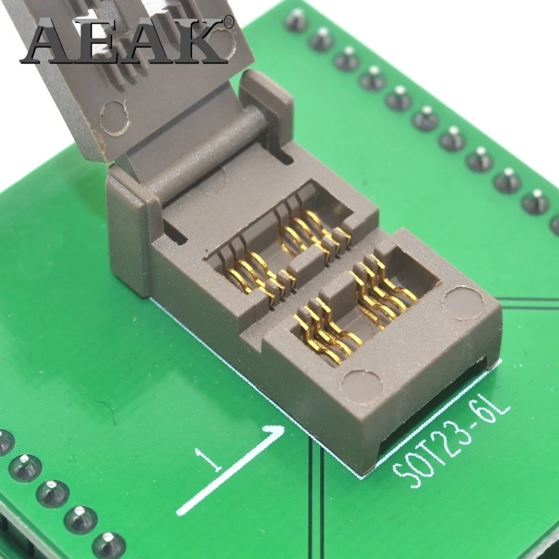 AEAK SOT23-6L SOT23 к DIP6 IC программатор адаптер тестовая розетка микросхемы