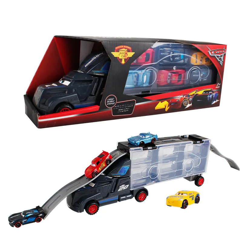 

Hot Sales-Hand Inertia Car General Mobilization Mop Head Container Alloy Car Toy Set