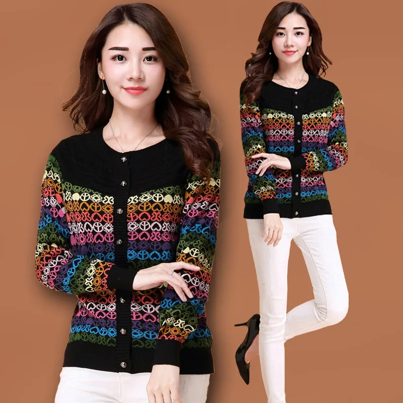 #Special Offers 2019 Autumn New Style Contrast Color Slim Fit Slimming Crew Neck Knitted Sweater WOMEN'S Cardigan Tops Fashion Wool Coat #Special Offers 2019 Autumn New Style Contrast Color Slim Fit Slimming Crew Neck Knitted Sweater WOMEN'S Cardigan Tops Fashion Wool Coat