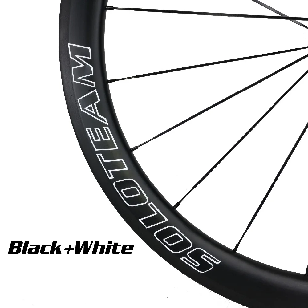 Clearance 30mm 38mm 45mm 50mm 60mm 88mm carbon rims 700c carbon bicycle wheel soloteam road bike carbon wheel 12