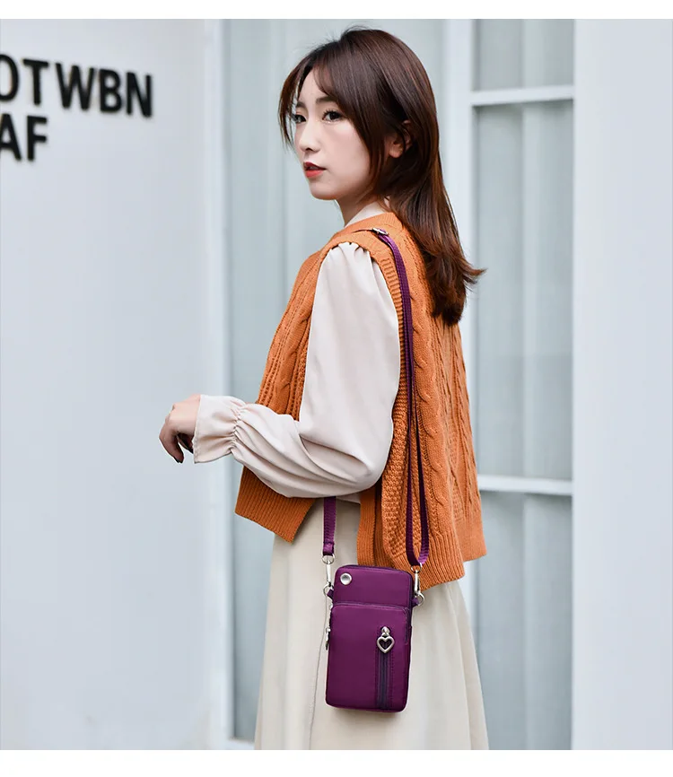 Universal Mobile Phone Bag For Samsung/iPhone/Huawei/HTC/LG Case Wallet Outdoor Sport Arm Purse Shoulder Bag Women Phone Pouch