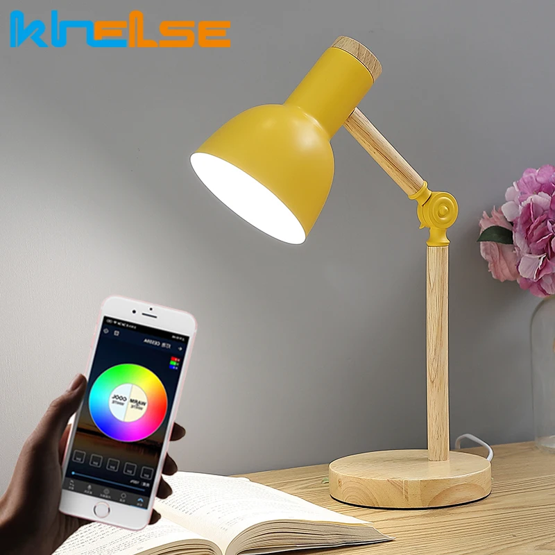 10W WiFi Smart Table Light Bedside Bedroom Light Home Decoration Desk Lamp Kids Children Reading Study Lamp Adjustable