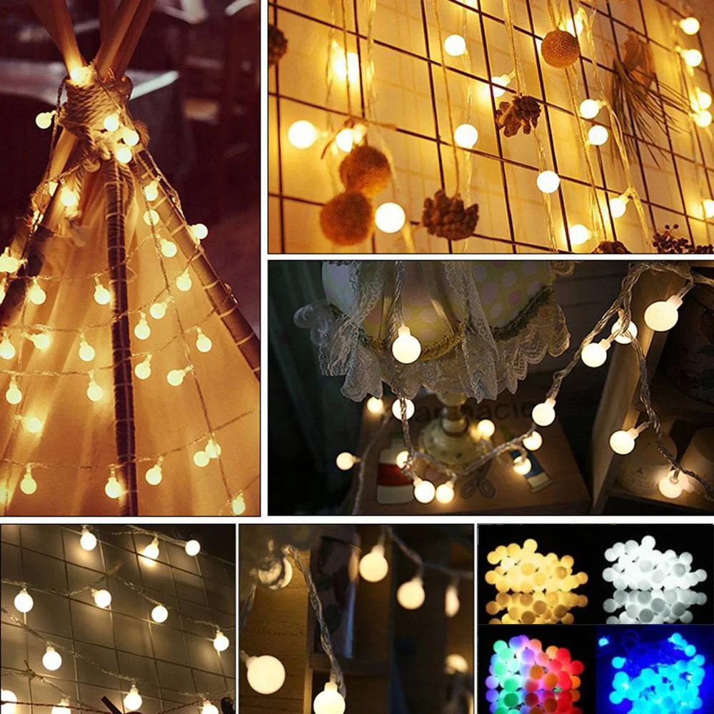 4.1M/10M LED Fairy Light Valentine 's Day Decor LED Small Globe Ball string light Home Holiday Wedding Party Christmas Decor D30