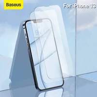 Baseus-Protector de pantalla para iPhone 13 Pro Max, cristal templado frontal, película protectora de pantalla, 2 unidades