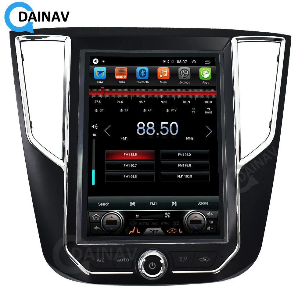 Vertical Screen Car Stereo DVD Player Autoradio stereo For ZOTYE SR7 2016 Tesla Style Radio Multimedia | Автомобили и мотоциклы