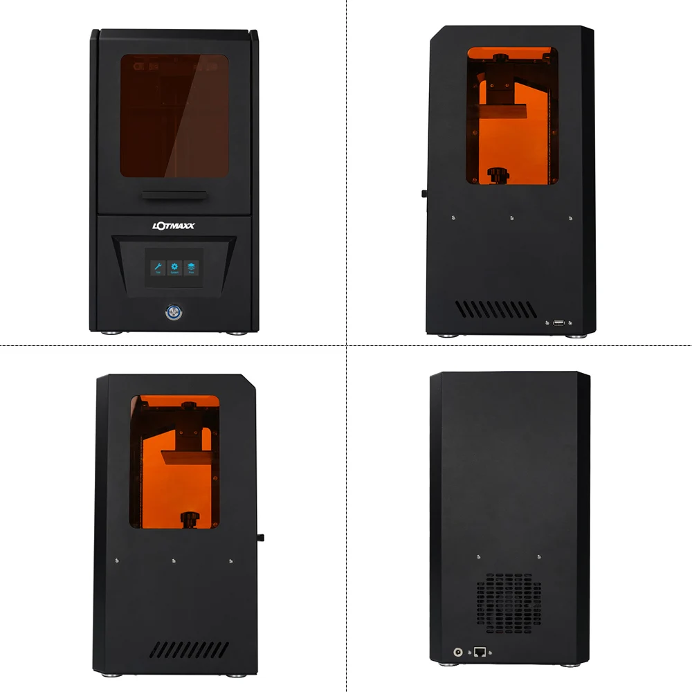 LOTMAXX CH 10 UV LCD 3D принтер собранные инновации с сенсорным экраном 3 5 дюйма высокая