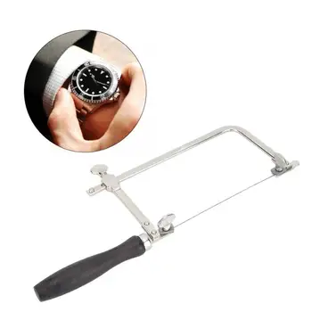 

Portable -Shape Hacksaw Saw Bow Frame DIY Jewelry Making Cutting Tool with 10 pcs for jewelry