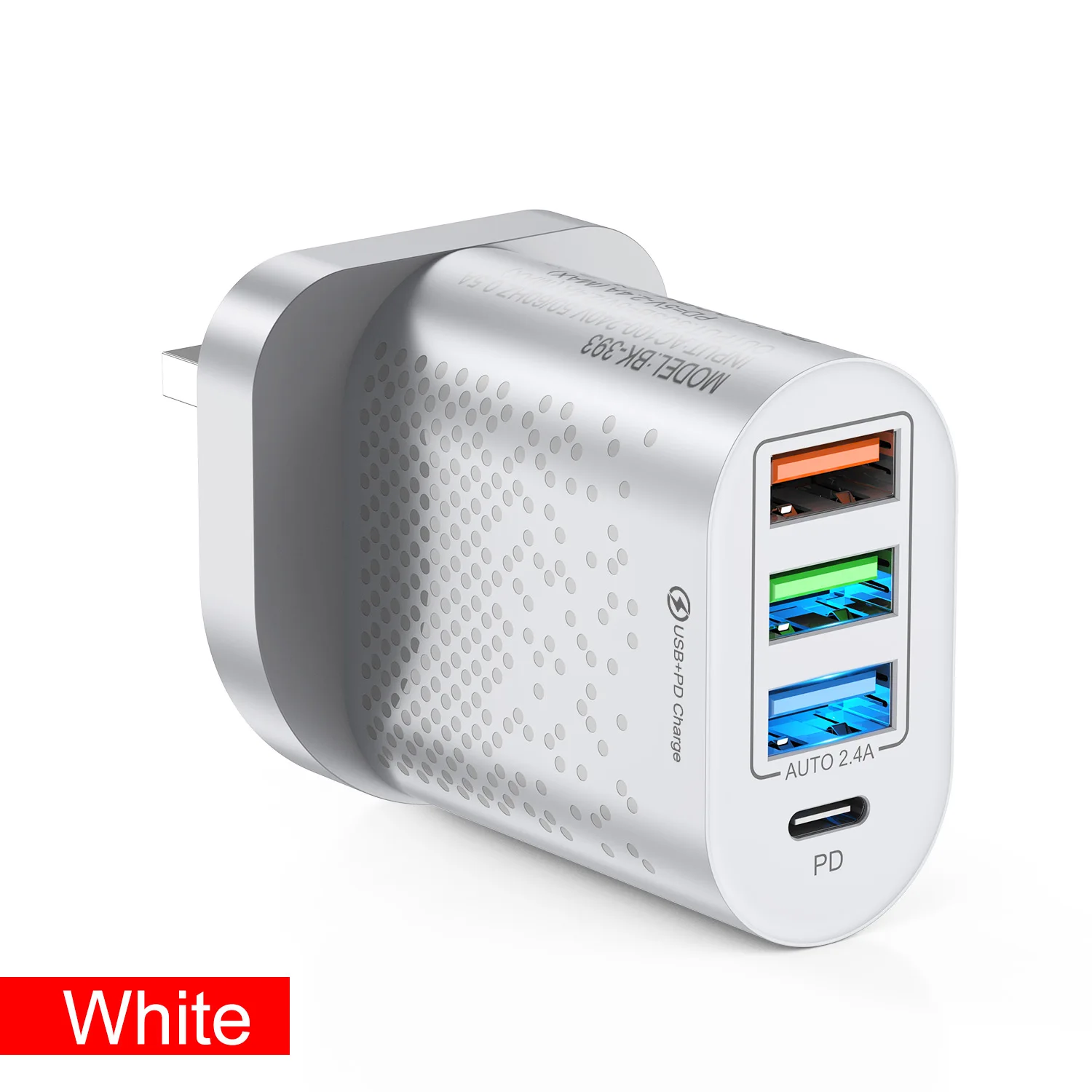 ANSEIP USB 48W PD Quick Charge USB Type c Wall Charging For iPhone 12 11 Samsung Xiaomi Mobile 4 Ports EU US Plug Charge Adapter 65 watt charger phone Chargers