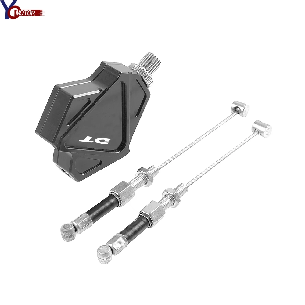 Для Yamaha DT125 200 230 Мотоцикл CNC алюминиевый трюк рычаг сцепления простая кабельная система - Цвет: Серый