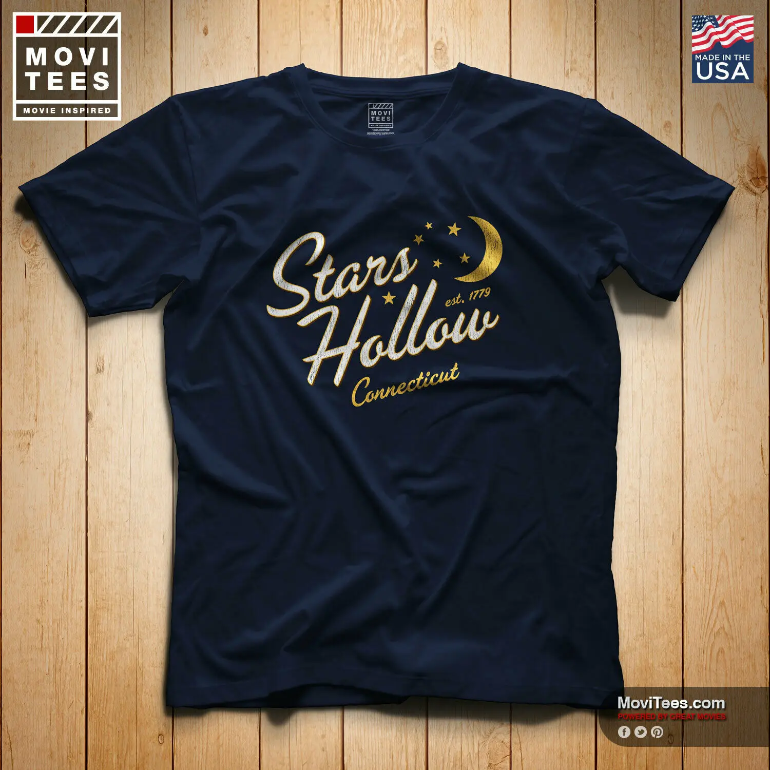 

Premium Stars Hollow T-Shirt Inspired By The Tv Series Gilmore Girls 2019 Unisex Tee