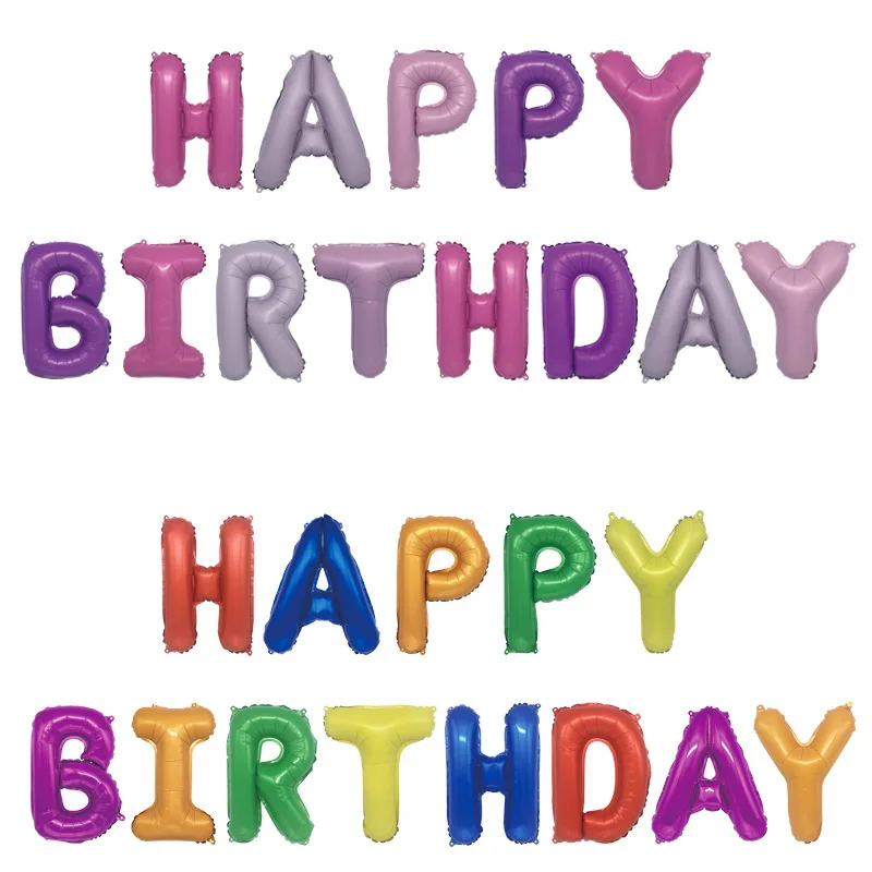 

Birthday balloon birthday party decoration birthday letter balloon set