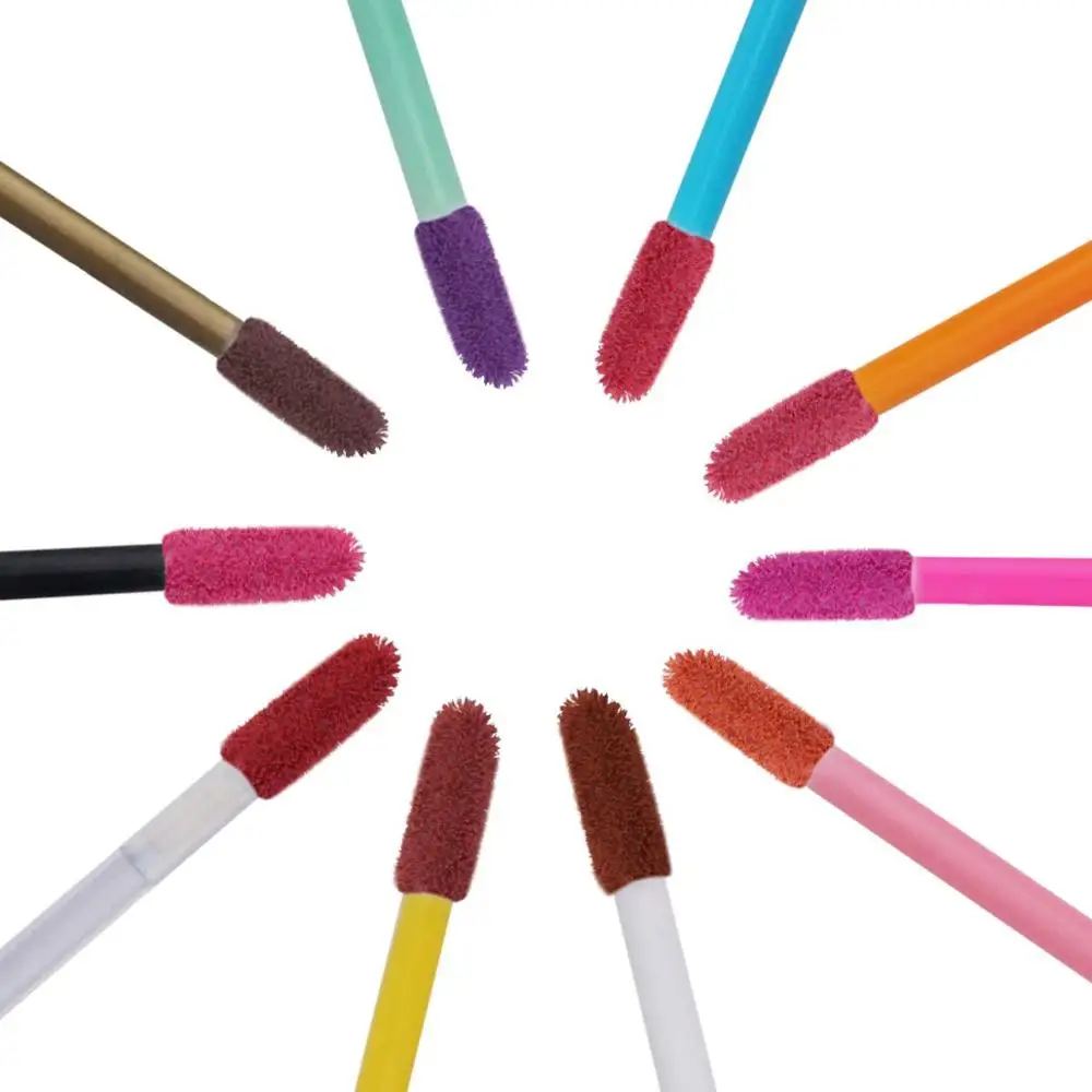 1000pcs Pack Disposable Makeup Brush Lip Brush Lipstick Gloss Wands Cleaning Eyelash Cosmetic Brush Applicators Multi 2